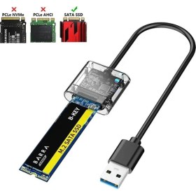 Resim Ally M.2 Sata USB 3.0 Gen1 SSD Harddisk Kutusu M.2 Ngff- JMS578-(5775) 