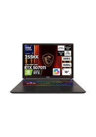 Resim MSI Vector 16 HX AI A2XWHG-091XTRHMF19 Ultra 7-255HX 48 GB 1 TB RTX5070Ti 16" W11P Dizüstü Bilgisayar 
