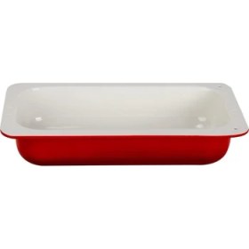 Resim Lava Döküm Dikdörtgen 1/3 Gastronomi Küvet Ölçü 32 X 17 Cm 