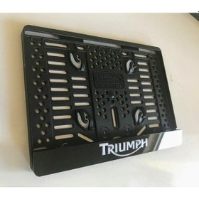 Resim Trıumph Motosiklet Takmatik Pleksi Plakalık Motor Plakalık 