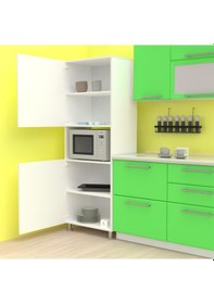 Resim Kenzlife fırın dolabı fadime byz 185*66*45 mutfak banyo kiler ofi 