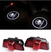 Resim beyaztuning Mercedes W204 Kapı Altı Hayalet Logo Orjinal Lazer Led 