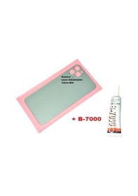 Resim Apple Uyumlu iPhone 11 Pro Max Arka Pil Batarya Kapağı Cam+b-7000 Yeşil 