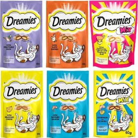 Resim Dreamies Kedi Ödülü Karışık Avantaj Paketi 6 x 60 G 