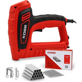 Resim KOBB KBZ200 8-16mm Zımba ve 15-16mm Profesyonel Çivi Çakma Makinesi + 3000 adet Yedek Zımba ve Çivi 