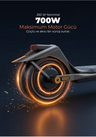 Resim PiranTech JB-545 Elektrikli Scooter – Max. 700W, 25 Km/s Hız, Disk Fren, IPX5, 13.2Ah Batarya 