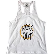 Resim Top Glory Fitness Gym Tank Top Atlet Sporcu Atleti 5034 