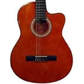 Resim Barcelona LC 3900 Cutaway Klasik Gitar - Turuncu 