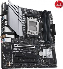 Resim ASUS Prıme B650m-a Wıfı Iı B650 Ddr5 M.2 Dp/hdmı/vga Pcı 4.0 Am5 Anakart 