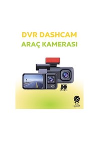 Resim Mey İthalat 1080p Ön, 720p Arka Ve İç Kamera İle %100 Kapsama Gece Görüşlü Araç Kamerası 