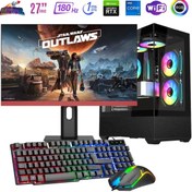 Resim ROGAME İ7 12700f 32gb Ddr4 1tb M2 8gb Rtx4060 27" 180hz Monitörlü Oyun Bilgisayarı 