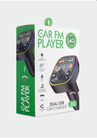 Resim Subzero Bluetooth/usb Fm 20w Pd Rgb Transmitter Fm60 