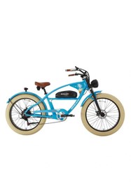 Resim Bisan RIDER ELEKTRİKLİ BİSİKLET 46CM MD 26 JANT 7 VİTES GÖK MAVİ TURUNCU 