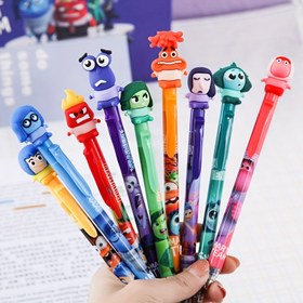 Resim 9 adet Disney Karikatür Mind Agent Bebek Seti, Yeni Disney Karikatür Mind Agent Bebek Seti, Nötr Kalem, Anime 0.5 Silinebilir Mavi Tıklama Kalem Malzemeleri, Kırtasiye Hediye 