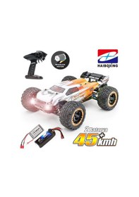 Resim Haıboxıng 1/16th Scale 4wd Brushless Truck Uzaktan Kumandalı Araba Rtr Turuncu + 1000 Mah 7.4v 2s 30c Lipo Batarya 
