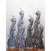Resim Ahşap 3'lü Kedi Seti 1 Metre Model 2 