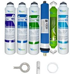 Resim Pemax Water Solutions Kapalı Kasa Su Arıtma Cihazlarına Tak Çevir 6'lı Vontron Mebran Alkali-Tatlandırıcı 