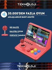 Resim Retro Oyun Konsolu 20.000 Adet Oyun HD Görüntü Tv Bağlanma Çift Kişilik Oyun El Atarisi NEOGEO 