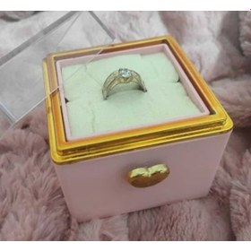 Resim Sevgiliye Sevilene Doğum Günü Süpriz Hediye Kolye Yüzük Takı Kutusu Krem 