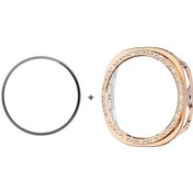 Resim Samsung Galaxy Uyumlu Watch8 İçin 40mm Enkay Hat-prince Diamond Pc Tam Kapsama Pmma Yumuşak Film Gül Altın İle Saat Kapağı 