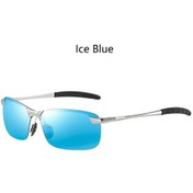 Resim Snqp Klasik Metal Erkek Güneş Gözlüğü - Polarize Retro Sürüş & Balıkçılık Uv400gri51 Gri 