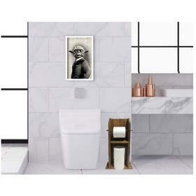Resim Bk Home Doğal Masif Ahşap Tuvalet Kağıtlığı Ve Dekoratif Ahşap Be (551052333) 