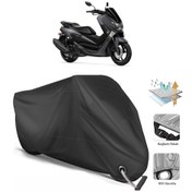 Resim Yamaha Nmax 125 Motosiklet Branda (Bağlantı, Kilit Uyumlu)-Siyah (457276422) 