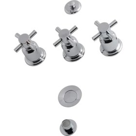 Resim Renklimestore KB6321DX Bide Musluğu, Parlak Krom, 8 x 2,13 x 2,13 