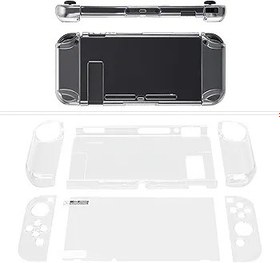 Resim PUSOKEI için koruyucu kılıf, PC şeffaf ince Gamepad kılıfı, ekran koruyucu folyolu, ayrılabilir koruyucu sert kapak, Controller için 