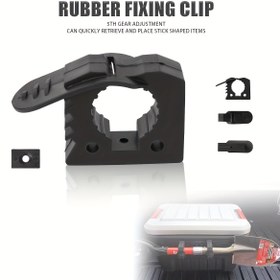 Resim Araba, motosiklet, off-road, ATV, UTV, kamyon, tır, karavan, ev aksesuarları için hızlı sabitleme klampsı 3.0cm - 3.61cm çapında 