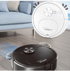 Resim Dancemonkey Otomatik Akıllı Süpürme Robotu Şarj Edilebilir Ev 3'ü 1 Arada Zemin Temizleyici Siyah, Akıllı Sensörler İle Hızlı Temizlik Siyah 