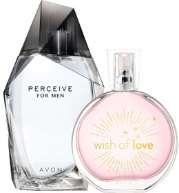 Resim Avon Perceive Erkek Parfüm Ve Wish Of Love Kadın Parfüm Paketi 