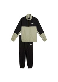Resim Puma Woven Colorblock Tracksuit Erkek Eşofman Takımı 688173-82 Kahverengi 