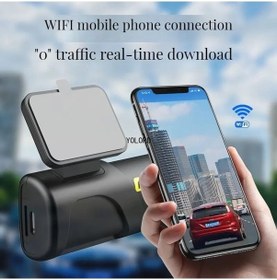 Resim Createtech Araç Kamerası Wifi Hd 2k 1440p, Araba Dvr, Kablosuz Kayıt Usb/acc, 24h Park Modu 