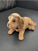 Resim Ithal Başı Sallanan Nostaljik Köpek Koyukahverengi 
