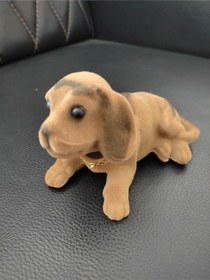 Resim Ithal Başı Sallanan Nostaljik Köpek Koyukahverengi 