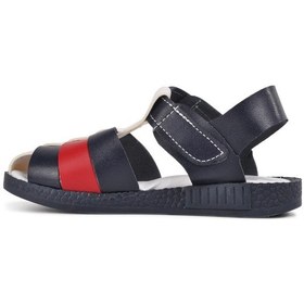 Resim Şiringenç 210111 Lacivert-beyaz-kırmızı Comfort Erkek Çocuk Sandalet 001 
