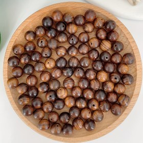 Resim 100 adet 8/10MM Siyah Rosewood Aralıklı Boncuk, Gerçek Doğal Rosewood Boncuklar Erkekler ve Kadınlar İçin Bileklik, Boncuk ve Dua Boncukları Yapmak İçin Kullanılır 