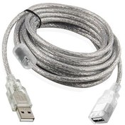 Resim Usb 2.0 dişi erkek uzatma kablosu şeffaf 7m usb uzatma kablosu Usb 2.0 dişi erkek uzatma kablosu şeffaf 7m usb uzatma kablosu