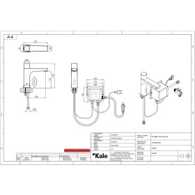 Resim Kale Sempre Mono Fotoselli Lavabo Bataryası (1,9 L/dk) 