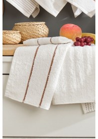 Resim 6lı Mutfak Havlusu 30x50 Sofya Krem Krem 