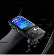 Resim Bc-45 Bluetooth Araç Kiti Fm Verici Araba Led Ekranlı 2 Usb Şarj Cihazı, Handsfree Fonksiyonu Ve Tf Kartı Desteği 