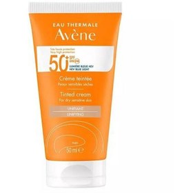 Resim Avene Creme Teinte 50+ Faktör Kapatıcı Etkili Kuru Ciltler İçin Renkli Güneş Koruyucu Krem 50 ml 
