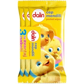 Resim Islak Cep Mendili 3'Lü Paket 3x15 - STD / STD 