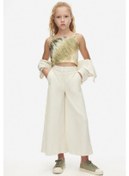 Resim Kız Çocuk Batik Crop Haki 