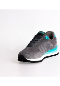 Resim Hammer Jack 19250 Hakiki Deri Gri-turkuaz Comfort Spor Ayakkabı Gri Turkuaz 
