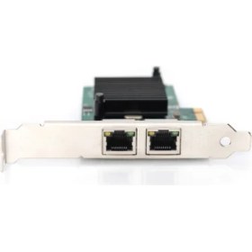 Resim Digitus 2 Port Gigabit Ethernet PCI Express Kart, düşük profil bracket, Intel çip takımı&lt;br&gt;Digitus Gigabit Ethernet PCI Express Card, 2-port, low profile bracket, Intel chipset 