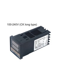 Resim Lemestar 100-240v Uzun Tip Ck Rex-c100 V Dn Akıllı Pıd Sıcaklık Kontrolörü, Ssr Çıkışı, 0-400 C Aralığı, Dijital Ekranlı Isıtma/soğutma Kontrolü 