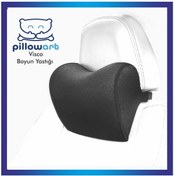 Resim teknotrust Siyah Visco Boyun Destek Yastığı, Konforlu ve Rahat Seyahat İçin Ideal 