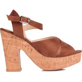 Resim Fitbas 111092 167 Kadın Taba Büyük & Küçük Numara Platform Ayakkabı 